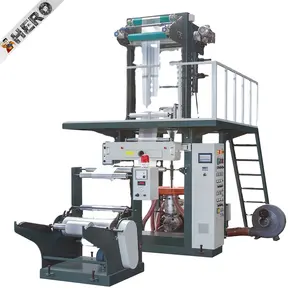 Máquina extrusora de película ABA de alta calidad, máquina de extrusión por soplado, película de corte, máquina sopladora de película PLA
