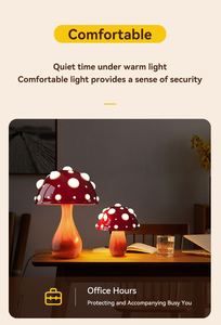 Matsutake Creative Design Décoration d'intérieur <span class=keywords><strong>Champignon</strong></span> grand + petit ensemble Lampes - Product Image 6