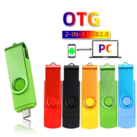 Clé USB OTG double interface USB2.0/3.0, haute vitesse, métal, étanche, antichoc, multi-capacités, portable, pour téléphone et ordinateur