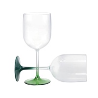 Gobelet à vin incassable en plastique doré de luxe, personnalisé, avec électroplaqué sur mesure pour mariages et fêtes, pour champagne et vin