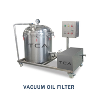 TCA machine de filtre à huile de cuisson à pression de type ceinture en maille sous vide entièrement automatique pour la friture continue