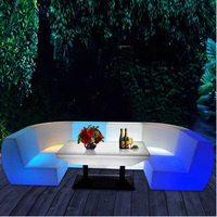 Canapé créatif en forme de LED décontracté pour le balcon Villa Hotel Mall
