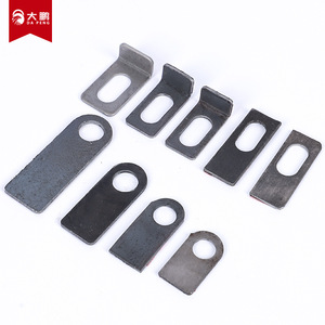 Supports d'angle en fer Da Peng, plats, à angle droit, avec trou ovale, pour accessoires de porte, fenêtre et garde-corps - Product Image 3