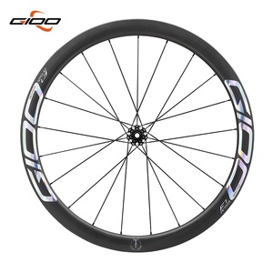 GIOO F1 karbon Fiber disk fren yol bisikleti kattığı çark seti 700C 38/50mm - Product Image 2