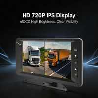 CHUNQIONG Caméra de camion professionnelle 7 pouces avec enregistrement DVR HD, surveillance de stationnement, étanche, garantie 2 ans pour usage commercial