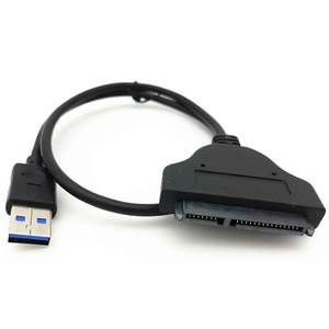 Adaptateur USB 3.0 SATA III vers <span class=keywords><strong>disque</strong></span> <span class=keywords><strong>dur</strong></span>, prise DC IEC IP11, câble de données 5 Gbps, <span class=keywords><strong>cordon</strong></span> d'alimentation - Product Image 5