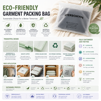 Sacs en plastique translucides mats avec fermeture éclair pour vêtements, sous-vêtements et chaussettes, personnalisables avec logo