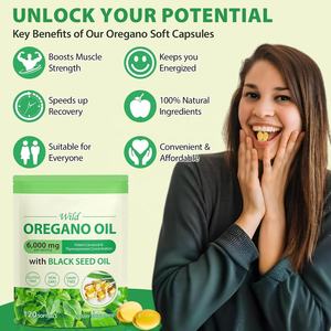 天然オレガノエッセンシャルオイルソフトゲルカプセル大人用オレガノオイル - Product Image 5
