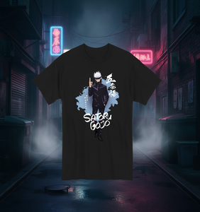 T-Shirt da Uomo Great Eastern Entertainment Jujutsu Kaisen Satoru Gojo, Stampa Digitale, 100% Cotone, Vestibilità Regolare, Collo Tondo, Manica Corta - Product Image 2