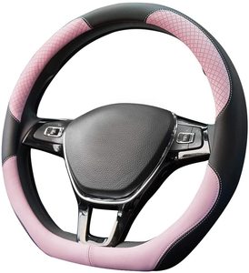 Cubierta de <span class=keywords><strong>volante</strong></span> de coche de cuero PU de fabricantes de alta calidad <span class=keywords><strong>forma</strong></span> <span class=keywords><strong>D</strong></span> para el tamaño M 15 pulgadas y venta caliente para la <span class=keywords><strong>forma</strong></span> <span class=keywords><strong>D</strong></span> - Product Image 2