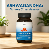 Capsules d'Ashwagandha pour la mémoire et les fonctions cognitives, complément d'Ashwagandha