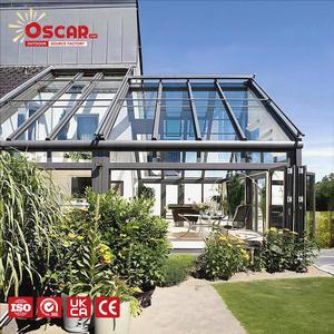 <span class=keywords><strong>Kit</strong></span> de véranda en aluminium 12x20 avec toit en verre trempé, design populaire, véranda préfabriquée pour jardin et patio - Product Image 1