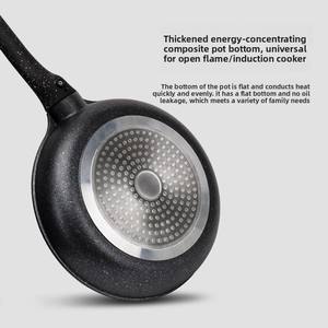 Poêle à frire antiadhésive en aluminium avec <span class=keywords><strong>poignée</strong></span> <span class=keywords><strong>amovible</strong></span>, ensemble <span class=keywords><strong>de</strong></span> cuisson à induction peu encombrant, poêle à frire à <span class=keywords><strong>poignée</strong></span> détachable pour la maison et le camping - Product Image 4