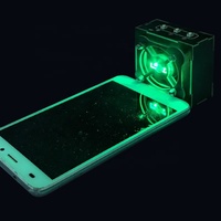 Lampe de séchage UV LED pour réparation de téléphones portables, ventilateur d'évacuation des fumées, refroidissement 2 en 1, séchage à l'huile verte, nettoyage de l'écran, dépoussiérage, rechargeable, IP55