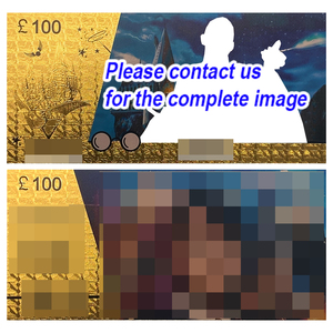 Custom Movie Souvenir Gold Plated Ticket Polymer Bank Notes Plastic <strong>Banknote</strong> - Product Image 3