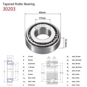 Roulement à rouleaux coniques de moyeu de roue arrière de précision NYZ P0 de haute qualité LM11949/LM11910 - Product Image 4