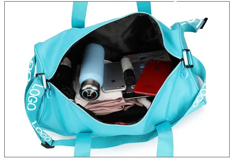 Kadın seyahat çantası için özel büyük kapasiteli moda lüks seyahat silindir çanta