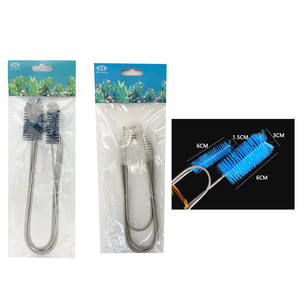 Mini Roestvrij Steelaquarium Reinigingstool Rvs Groothandel Vijver Filter Borstels Pijp Borstel Viskwekerij Borstels - Product Image 3