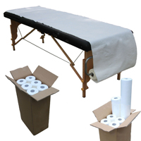 Rouleaux de papier pour table d'examen certifiés FSC, écologiques, avec logo personnalisé, pour l'hygiène médicale