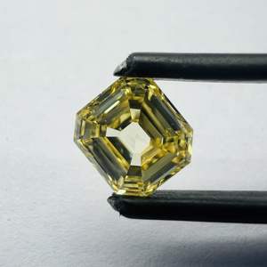 Diamant de laboratoire CVD de haute qualité taille émeraude, fantaisie VS2, pierre précieuse lâche pour bagues de mariage et bijoux de fiançailles, très bonne symétrie de polissage - Product Image 1