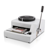 Machine d'impression et d'embossage manuelle de 72 caractères pour cartes de crédit, cartes VIP, cartes de membre, cartes cadeaux