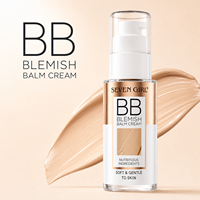 Crème BB Nourrissante SEVEN GIRL Marque Privée, Fond de Teint Liquide Couvrant Hydratant, Crème Correctrice Anti-Imperfections OEM, Vente en Gros