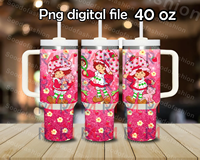 Nouvelle Tasse Thermos Isotherme Portable en Acier Inoxydable 304 à Double Paroi, Personnalisable, Écologique, Motif Fraise – Cadeaux d'Affaires