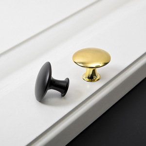 Eenvoudige paddenstoelvormige meubelknoppen met één gat voor kastdeuren en lades - Product Image 6