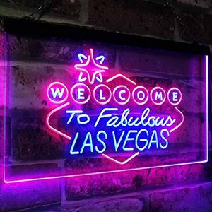 Tùy chỉnh Chào mừng bạn đến tuyệt vời Las Vegas Led Neon dấu hiệu bảng Acrylic Logo đèn Neon cho khách sạn thể thao bia Chiếu Sáng Đèn Neon - Product Image 2