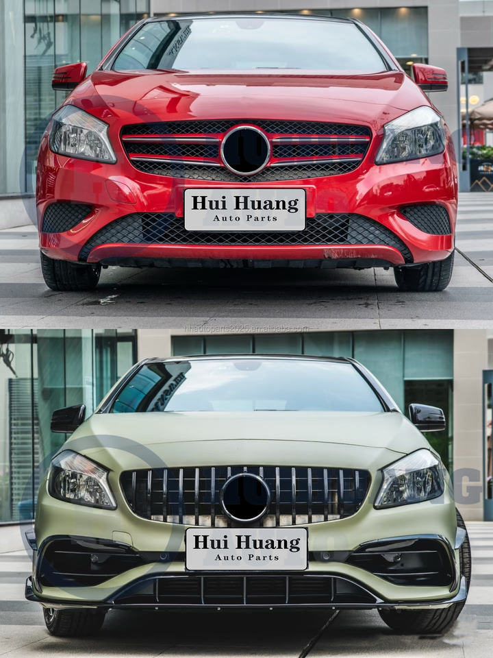 A45 AMG Full Bodykit for Mercedes Benz A-Class W176 Upgrade A45 AMG ...