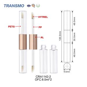 Tubes de gloss à lèvres doubles vides de 8 ml, tubes uniques de gloss à lèvres vides, tubes de gloss à lèvres doubles côtés de 8 ml - Product Image 2