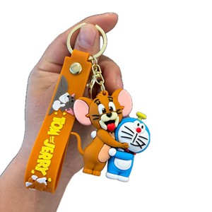 กล่องสุ่มของเล่นการ์ตูนแมวและหนู ตุ๊กตาแอคชั่นฟิกเกอร์ พวงกุญแจน่ารัก ของตกแต่งกระเป๋า อนิเมชั่น ทอมแอนด์<span class=keywords><strong>เจ</strong></span>อร์รี่ - Product Image 2