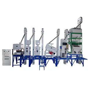 Combined Rice Mill Plant Brown Rice Milling Machine Complete Set Rice Processing Plant