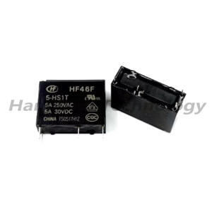 HF46F/5-HS1T 5V 4 พิน 5A 277VAC 30VDC รีเลย์แบบ DIP โพลเดี่ยว - ปกติเปิด - Product Image 3