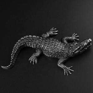 Diseños de Cocodrilos, Adornos de Animales, Joyería de Acero Inoxidable Sólido, Decoración para el Hogar - Product Image 2