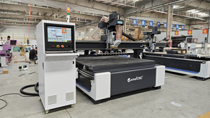 Jinan 1325 9.0kw làm mát bằng không khí trục chính ATC CNC Router với công cụ Changer - Product Image 3