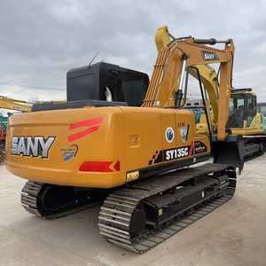 Excavatrice d'occasion SANY SY135C 13 tonnes avec moteur, boîte de vitesses et roulement principaux, godet de 0,6 m, puissance de 73 kW - Product Image 1