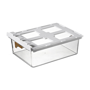 Clothing Organizer Drawer Style Transparent Compartment Stackable Hook Type For Socks Panties <b>Bras</b> Wardrobe Home Use - Product Image 5