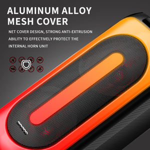 EDEN audio-altavoz con efecto de fuego para fiesta al aire libre, Altavoz Bluetooth dual de 10 pulgadas con caja de sonido con carrito - Product Image 2