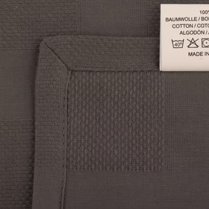 100% ensemble de serviettes en satin de coton à séchage rapide serviette en lin solide blanc tissé pour la maison hôtels restaurants utilisation durable de la cuisine - Product Image 1