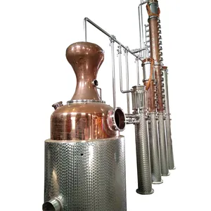 DYE 300-5000L Copper All-Round Still For Vodka Gin Whiskey Rum Brandy Distillery Equipment