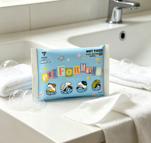 Salviette Umidificate Portatili per Neonati con Design Smurfs, 10 Pezzi, Salviette all'Acqua Pura per la Cura Quotidiana del Bambino, 6 Confezioni per Bundle - Product Image 6