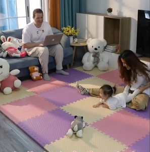 เสื่อโฟมปริศนาป้องกันสำหรับออกกำลังกายในบ้านเสื่อโฟม EVA เสื่อเชื่อมต่อกัน100x100 - Product Image 6