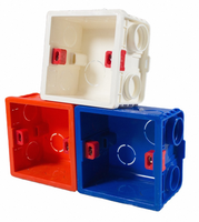 Boîte de jonction électrique en PVC blanc étanche 86x86x33mm, boîte flexible pour la protection des gros câbles
