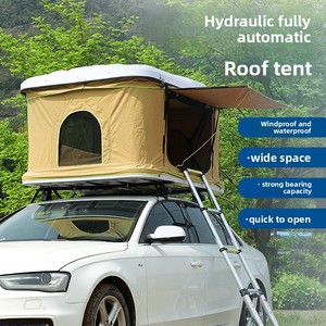 स्वचालित हाइड्रोलिक छत शीर्ष तम्बू चार-सीजन वाटरप्रूफ आउटडोर कैंप आश्रय वाहन के लिए आसान सेटअप कार टेंट - Product Image 3