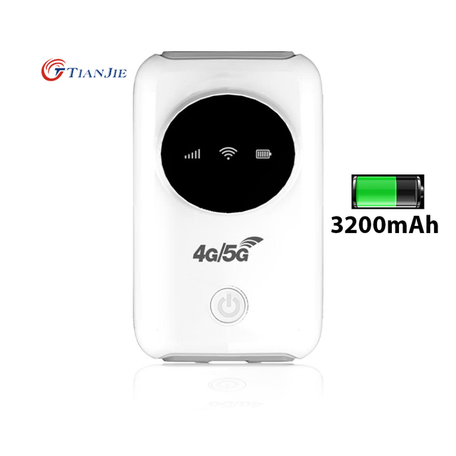 4G Wifi Router Sim Card Modem Wi-fi Wireless 150Mbps Pocket Network Adapter Dongle Mobile Hotspot With 3200mAh Battery