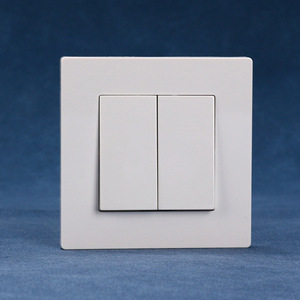 Hot Sales EU Standard 86 Type Wall Socket Wall Switch Two Gang One Way Two Way <strong>Control</strong> <strong>PC</strong> Panel Flush Mount 250V <strong>Double</strong> Switch - Product Image 3