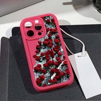 Coque de téléphone personnalisée avec des fleurs roses pour Infinix Gt 10 Pro, coque pour Motorola Edge 50 Fusion, téléphone factice pour Pixel 6 Pro