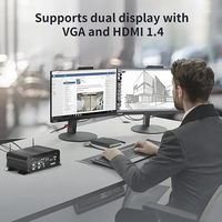 Mini PC sans ventilateur avec processeur puissant et performances efficaces, doté du dernier processeur Intel Core I5-10310U