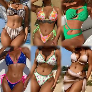 Trajes de baño de verano para mujer, bikinis sexys con espalda descubierta, liquidación, envío aleatorio, precio bajo al por mayor - Product Image 1
